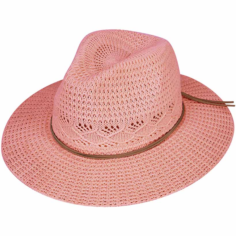 Rose C C Cotton Knitted Panama Hat, a beautiful & comfortable panama hat is suitable for summer wear to amp up your beauty & make you more comfortable everywhere. Excellent panama hat for wearing while gardening, traveling, boating, on a beach vacation, or to any other outdoor activities. A great cap can keep you cool and comfortable even when the sun is high in the sky.