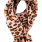 Rose C.C Faux Fur Scarf With Leopard Pattern, accents your look with a soft, highly versatile leopard design and keeps you warm and toasty on cold days and in winter. The variety of its color adds harmony & completes your outfit in perfect style. You will feel cozy, comfortable, and confident any time and any place with this scarf. Throw it on over so many pieces elevating any casual outfit!