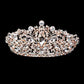 Rose Gold Multi Stone Embellished Leaf Cluster Pageant Princess Tiara, This elegant shining Stone design, makes you more charm. A stunning Pageant Tiara that can be a perfect Bridal Headpiece. This tiara features precious stones and an artistic design. Makes You More Eye-catching in the Crowd. Suitable for Wedding, Engagement, Prom, Dinner Party, Birthday Party, Any Occasion You Want to Be More Charming.
