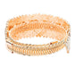 Rose Gold Crystal Rhinestone Adjustable Evening Bracelet, brings a gorgeous glow to your outfit to show off the royalty on any special occasion. It's a perfect beauty that highlights your appearance and grasps everyone's eye on any special occasion. Wear this beauty to add a gorgeous glow to your special outfit at weddings, wedding showers, receptions, anniversaries, and other special occasions. A beautiful gift and an ideal choice for your loved one or yourself to glow on any special day.