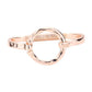 Rose Gold  Hammered Open Metal Circle Hook Bracelet. These metal circle hook bracelets are easy to put on, take off and so comfortable for daily wear. Pair these with tee and jeans and you are good to go. . Perfect Birthday gift, friendship day, Mother's Day, Graduation Gift or any other Special occasion.