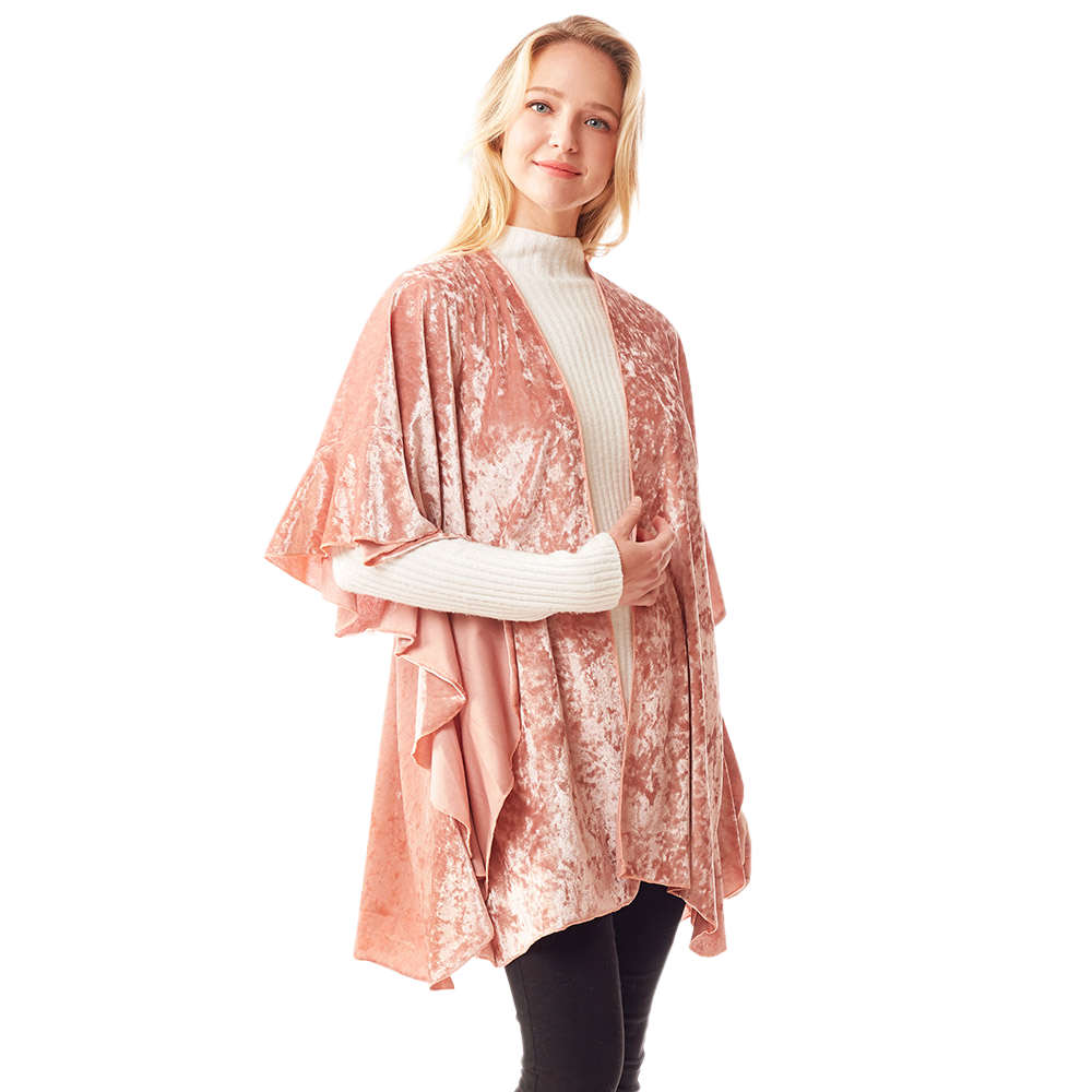 Solid Color Printed Long Velvet Shawl Winter Burnout Shawl Poncho Women Outwear Cover, the perfect accessory, luxurious, trendy, super soft chic capelet, keeps you warm & toasty. You can throw it on over so many pieces elevating any casual outfit! Perfect Gift Birthday, Holiday, Christmas, Anniversary, Wife, Mom, Special Occasion