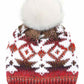 Rust C.C Multi Yarn Aztec Beanie Hat, before running out the door into the cool air, you’ll want to reach for this toasty Aztec beanie to keep you incredibly warm. Accessorize the fun way with this beanie winter hat, it's the autumnal touch you need to finish your outfit in style. Awesome winter gift accessory! Perfect Gift Birthday, Christmas, Stocking Stuffer, Secret Santa, Holiday, Anniversary, Valentine's Day, Loved One.