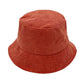 Rust Solid Corduroy Bucket Hat, show your trendy side with this floral corduroy bucket hat. Adds a great accent to your wardrobe, This elegant, timeless & classic Bucket Hat looks fashionable. Perfect for that bad hair day, or simply casual everyday wear;  Accessorize the fun way with this solid Corduroy bucket hat. It's the autumnal touch you need to finish your outfit in style. Awesome winter gift accessory.