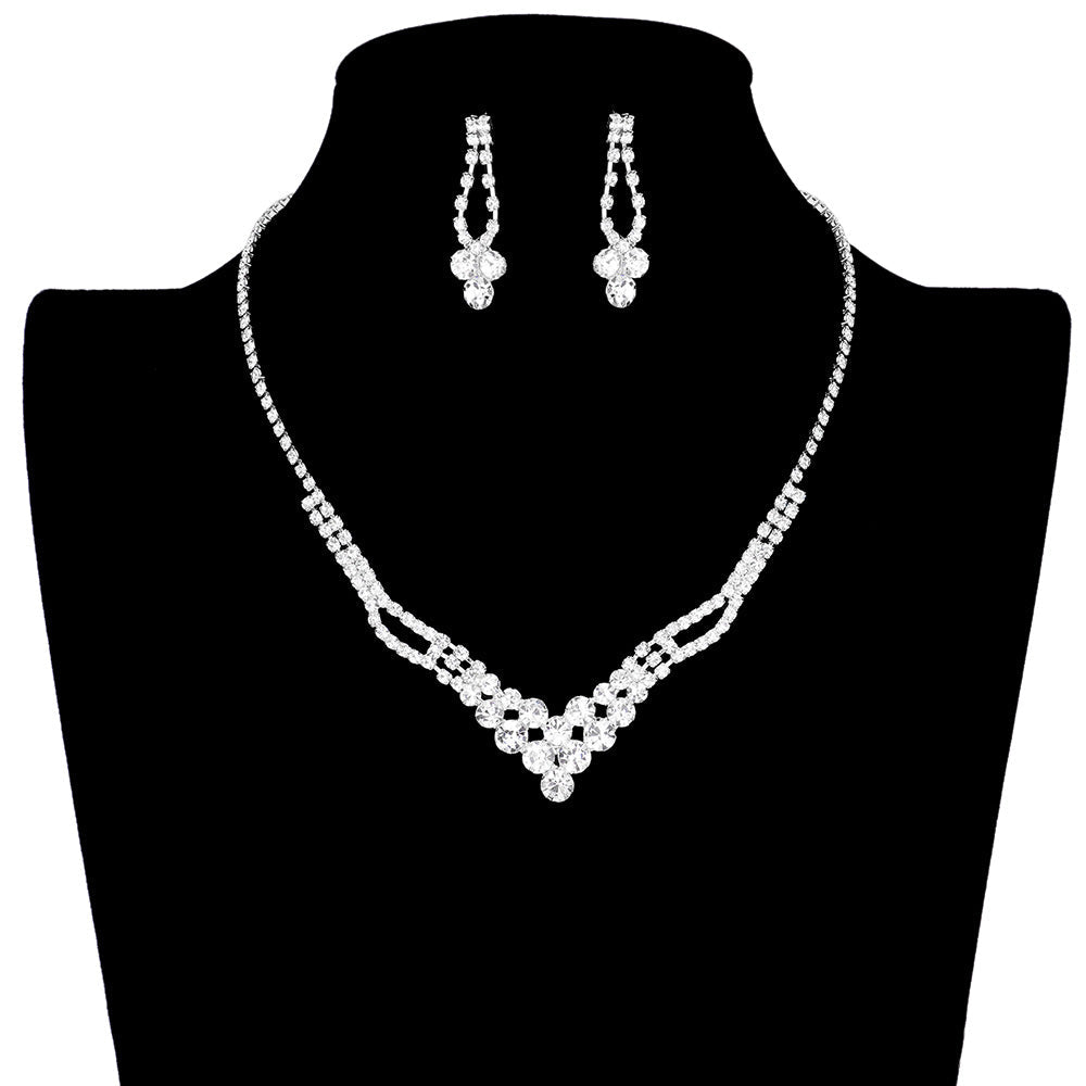 Silver Bubble Stone Accented Rhinestone Necklace, enhance your attire with these vibrant beautiful rhinestone necklaces to dress up or down your look. Look like the ultimate fashionista with these bubble stone necklaces! add something special to your outfit! It will be your new favorite accessory.