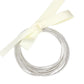 Silver Fashionable Guitar String Stackable Stretch Bracelets. These stackable bracelets can light up any outfit, and make you feel absolutely flawless. Fabulous fashion and sleek style adds a pop of pretty color to your attire, coordinate with any ensemble from business casual to everyday wear.