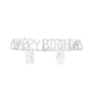 Silver Happy Birthday Rhinestone Pave Party Tiara. Turn any cake into a royal treat for your daughter's princess themed birthday party with this Tiara. Ideal for dolling up the guest of honor on her special day, this party tiara also makes a fun cake decoration. Add it to a gift for the birthday girl or lay it at her place setting to be donned right before she blows out the candles on her birthday cake.
