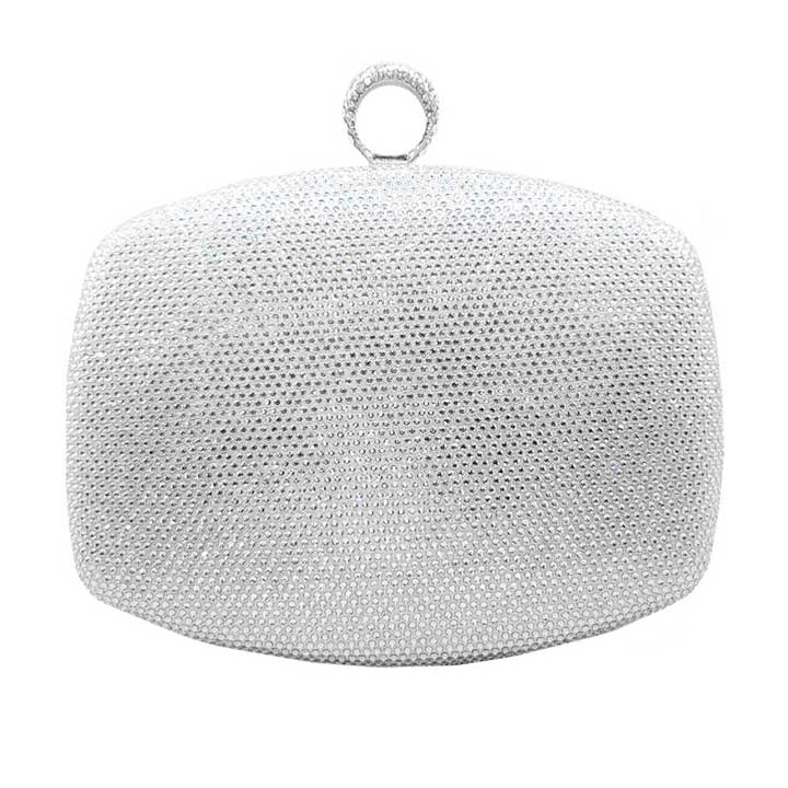 Silver Clasp Closure Shimmery Evening Clutch Bag, This high quality evening clutch is both unique and stylish. perfect for money, credit cards, keys or coins, comes with a wristlet for easy carrying, light and simple. Look like the ultimate fashionista carrying this trendy Shimmery Evening Clutch Bag!