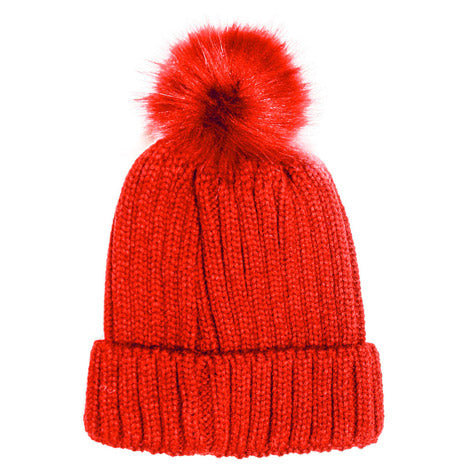 Cozy Red Cable Knit Red Pom Pom Beanie Hat Warm Knit Pom Pom Hat Winter Hat, before running out the door to cold weather, reach for this classic toasty hat to keep you incredibly warm, the autumnal touch finish to your outfit. Perfect Gift Birthday, Christmas, Holiday, Anniversary, Stocking Stuffer, Valentine's Day, Loved One