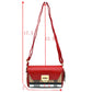 Solid Color Faux Leather Women's Clutch Crossbody Bag, Show your trendy side with this awesome Crossbody bag. Ladies Fashion Bag is made of high-quality Faux leather, It feels comfortable, and the solid color denotes sophistication and stylish. Hands-Free Cross-Body adds an instant runway style to your look, giving it ladylike chic. Detachable, adjustable crossbody strap. Perfect Birthday Gift, Anniversary Gift, Mother's Day Gift, Graduation Gift, Valentine's Day Gift.