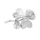 Silver St Patrick's Day Clover Pearl Pin Brooch Green Clover Brooch Pin, perfect to accent your love for the Irish. The luck of the Irish will be with this year, these cute shamrock are the perfect accessory to finish off any festive look. Show your Irish pride, spread some Paddy magic, good luck, good cheer, Irish magic