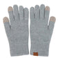 Steel Blue C.C Soft Recycled Fine Yarn Gloves, This beautiful gloves design gives you the ability to highlight and/or contrast many different outfits. Stay warm and soft with this gloves especially in the cold weather. Perfect pair to holiday season, outdoor activity, camping, running, skiing and holiday shopping. Keep yourself cozy and warm.