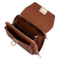 Tan Solid Color Faux Leather Women's Clutch Crossbody Bag, Show your trendy side with this awesome Crossbody bag. Ladies Fashion Bag is made of high-quality Faux leather, It feels comfortable, and the solid color denotes sophistication and stylish. Hands-Free Cross-Body adds an instant runway style to your look, giving it ladylike chic. Detachable, adjustable crossbody strap. Perfect Birthday Gift, Anniversary Gift, Mother's Day Gift, Graduation Gift, Valentine's Day Gift.