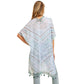 Taupe Multi Dash Pattern Tassel Cover Up Kimono Poncho, This timeless Kimono Poncho is Soft, Lightweight and Breathable Fabric, Comfortable to Wear. Sophisticated, flattering and cozy, this Poncho drapes beautifully for a relaxed, pulled-together look. Suitable for Weekend, Work, Holiday, Beach, Party, Club, Night, Evening, Date, Casual and Other Occasions in Spring, Summer and Autumn.
