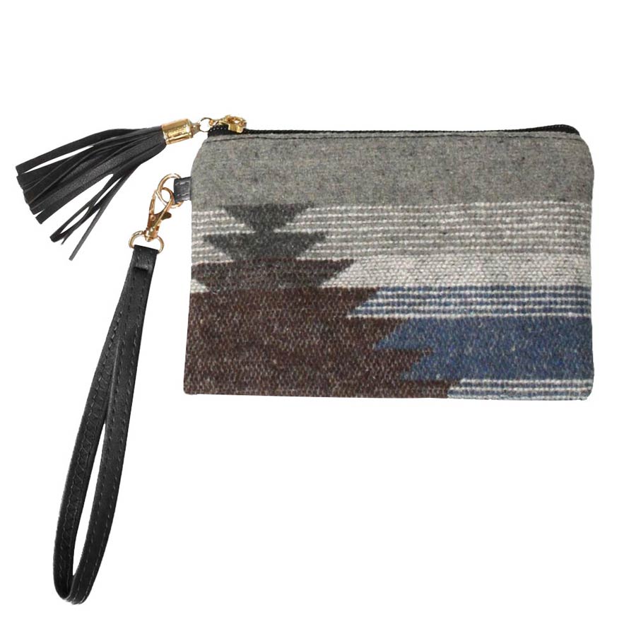 Taupe Stylish Western Patterned Wristlet Pouch Bag, shows your trendy look with this awesome western patterned design Whether you are out shopping, going to the pool or beach, or anywhere else. This pouch bag is the perfect accessory for holding your handy items comfortably. Spacious enough for carrying any and all of your belongings and essentials. Perfect Birthday Gift, Anniversary Gift, Just Because Gift, Mother's Day Gift.