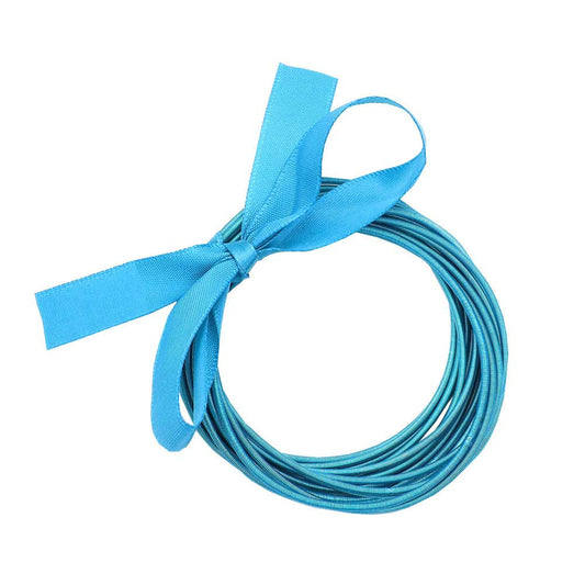 Turquoise 15PCS Guitar String Stackable Stretch Bracelets, These stackable bracelets can light up any outfit, and make you feel absolutely flawless. Fabulous fashion and sleek style adds a pop of pretty color to your attire, coordinate with any ensemble from business casual to everyday wear. Perfect jewelry to enhance your look. Awesome gift for birthday, Anniversary, Valentine‚Äôs Day or any special occasion.