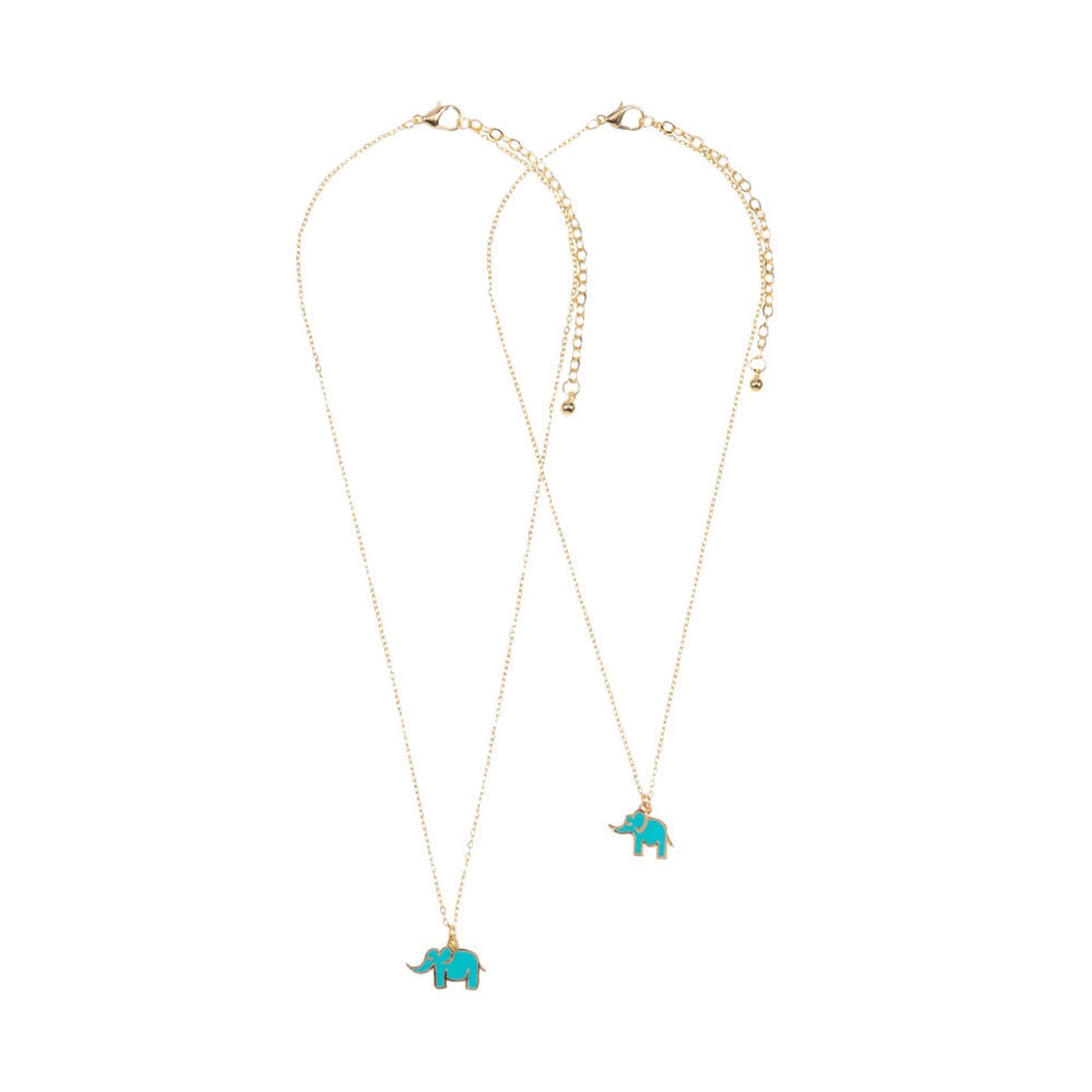 Turquoise 2PCS Enamel Elephant Pendant Moms and Kids Set Necklaces. These necklace earrings sets are Elegant. Beautifully crafted design adds a glow to your gorgeous outfit. necklace that will create you glamorous look. Suitable for wear Party, Wedding, Engagement, Anniversary, Date Night or any special events. Perfect Birthday, Anniversary, Mother's Day & Graduation Gift, Prom Jewellery, Just Because Gift, Thank you Gift.