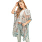 Turquoise Abstract Patterned Cover Up Kimono Poncho, this timeless abstract patterned kimono Poncho is soft, lightweight, and breathable fabric, close to the skin, and comfortable to wear. Suitable for beaches, parties, clubs, nights, evenings, and any season. Perfect gift for a wife, birthday, holiday, or fun night out.