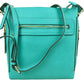Turquoise Faux Leather Adjustable Strap Crossbody Bag. Show your trendy side with this awesome crossbody bag. Have fun and look stylish. Versatile enough for wearing straight through the week, perfectly lightweight to carry around all day. Birthday Gift, Anniversary Gift, Mother's Day Gift, Graduation Gift, Valentine's Day Gift.
