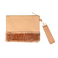 Vegan Faux Fur Trim Clutch Wristlet Bag Vegan Clutch Faux Fur Trim Wristlet Bag Evening Bag, Trendy evening bag will hold all your items. Easy to carry, slip your hand on back strap for extra security Perfect Gift Birthday, Christmas, Anniversary, Valentine's Day, Loved One, Special Occasion, Wedding, Prom, Graduation 