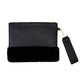 Vegan Faux Fur Trim Clutch Wristlet Bag Vegan Clutch Faux Fur Trim Wristlet Bag Evening Bag, Trendy evening bag will hold all your items. Easy to carry, slip your hand on back strap for extra security Perfect Gift Birthday, Christmas, Anniversary, Valentine's Day, Loved One, Special Occasion, Wedding, Prom, Graduation 