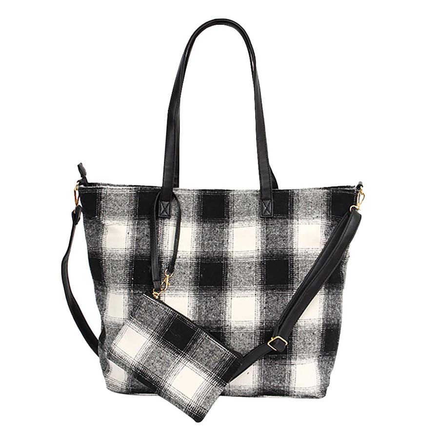 White Buffalo Check Weekend Tote Bag, the unique buffalo Check print let you stand out, be gorgeous and make an individual statement of fashion. It will be your new favorite accessory to hold onto all your items altogether in one place. The top zipper keeps everything secure and safe. It's easy to carry, and lightweight to run errands or a night out on the town. It's a smart gift for Birthdays, holidays, Christmas, New Year, etc. for your friends, family, and the persons you love and care for.