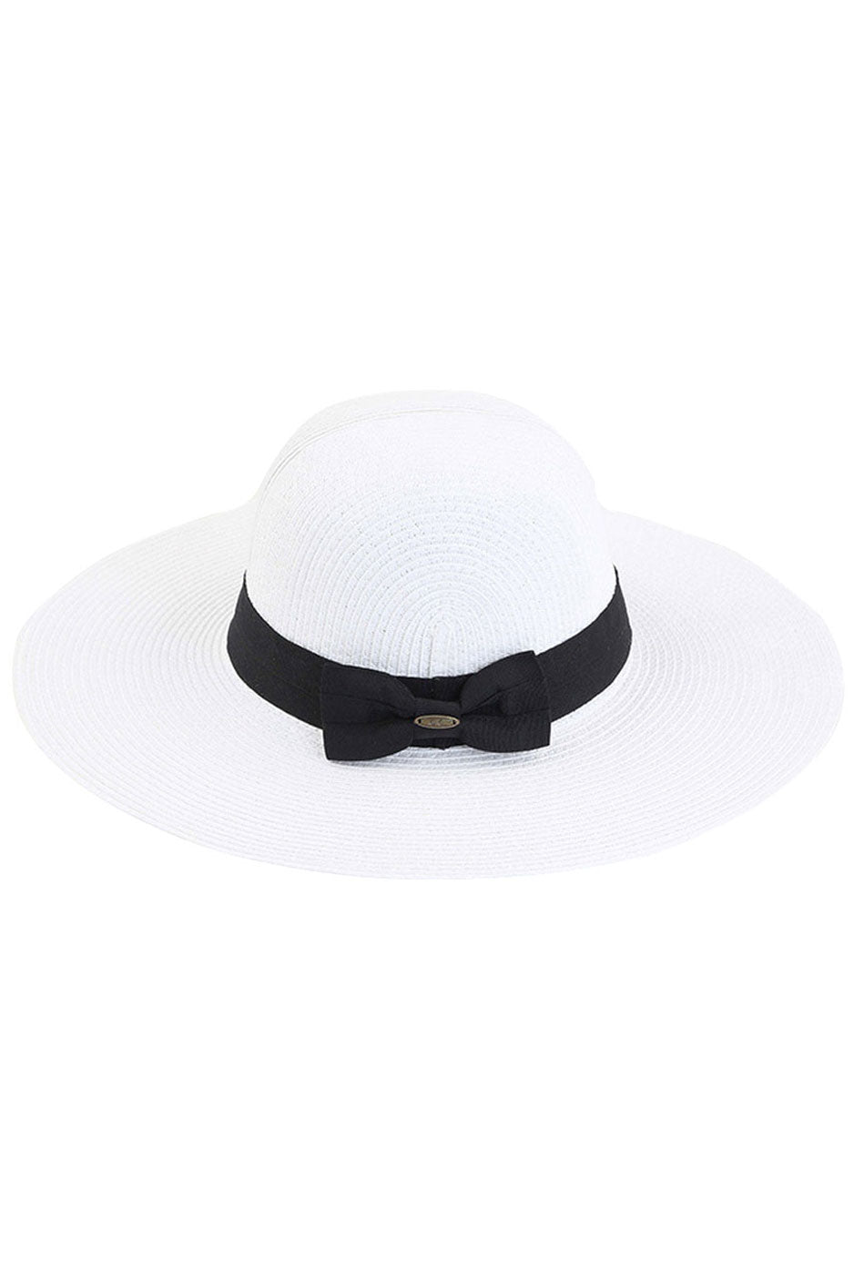 White C.C Detachable Bow Foldable Sun Hat, it will bring fantasy and color to your summer outfits. Whether you’re basking under the summer sun at the beach, lounging by the pool, or kicking back with friends at the lake, a great hat can keep you cool and comfortable even when the sun is high in the sky.  A light summer hat, to be worn without moderation on a daily basis. 