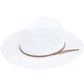 White C.C Horseshoe Lace Knitting Panama Hat, whether you’re basking under the summer sun at the beach, lounging by the pool, or kicking back with friends at the lake, a great hat can keep you cool and comfortable even when the sun is high in the sky. Comfortable, and perfect for keeping the sun off of your face, neck, and shoulders, ideal for travelers who are on vacation or just spending some time in the great outdoors.