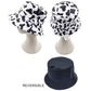 White Cow Patterned Reversible Bucket Hat, lightweight fabric provides you sun protection while the sun is beating down and keep you cool and comfortable. You can easily fold this bucket hat and put it in any backpack. This cow patterned animal theme bucket hats is perfect for travel, beach, vacation, trip, outdoor activities, street strolling, fishing for the sun protection headwear.