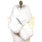 White Faux Fur Bling Pull Through Scarf, delicate, warm, on trend & fabulous, a luxe addition to any cold-weather ensemble. Great for daily wear in the cold winter to protect you against chill, classic infinity-style scarf & amps up the glamour with plush material that feels amazing snuggled up against your cheeks.