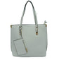 White Faux Leather 2 In 1 Shoulder Bag Tote Handbag. Look like the ultimate fashionista with these vintage shoulder bags! Add something special to your outfit! This fashionable bag will be your new favorite accessory. Perfect Birthday Gift, Anniversary Gift, Mother's Day Gift, Graduation Gift, Valentine's Day Gift.