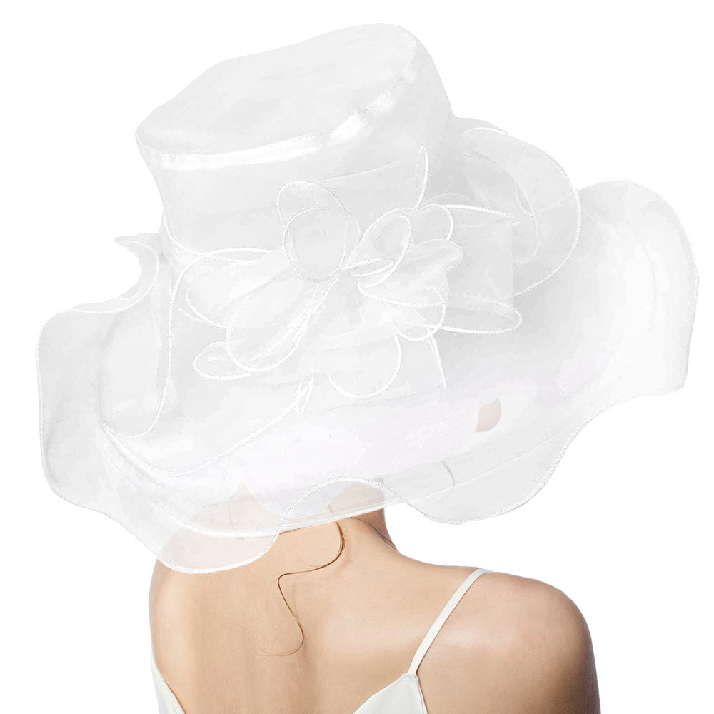 White Mesh Bow Organza Dressy Hat, is an elegant and high fashion accessory for your modern couture. Unique and elegant hats, family, friends, and guests are guaranteed to be astonished by this mesh bow dressy hat. The fascinator hat with exquisite workmanship is soft, lightweight, skin-friendly, and very comfortable to wear. 