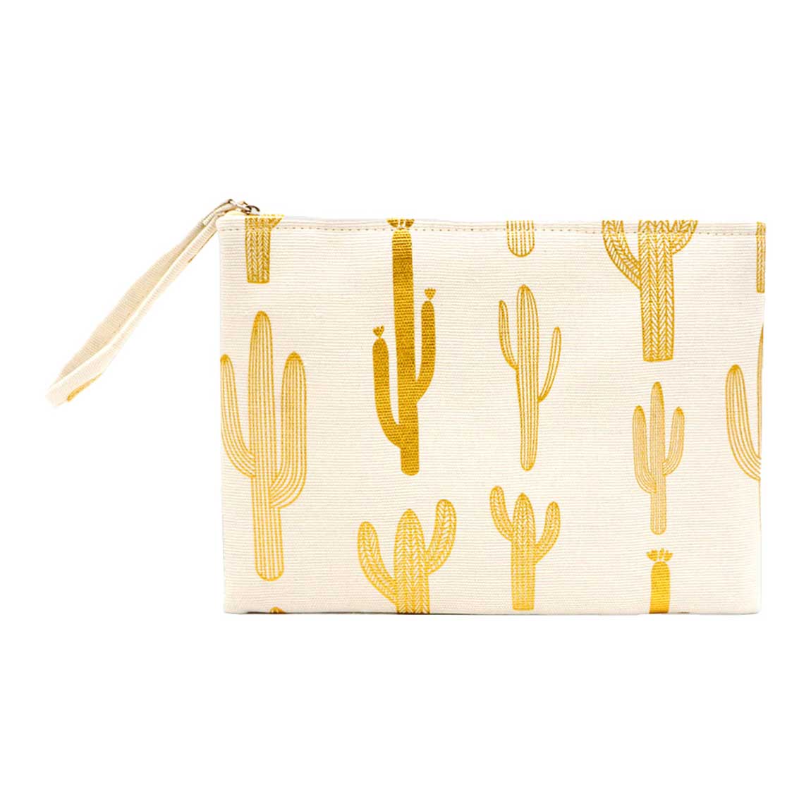 White Metallic Cactus Patterned Pouch Clutch Bag. Take your love for statement accessorizing to a new level of affection with these Pouch Clutch Bag! Highlight your appearance, grasp everyone's eye in your party. Perfect gift on Christmas, Valentine's Day, Anniversaries as well as birthday for your beloved ones.