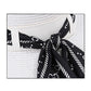 White Patterned Scarf Band Straw Sun Hat, a beautiful & comfortable sun hat is suitable for summer wear to amp up your beauty & make you more comfortable everywhere. Excellent sun hat for gardening, traveling, boating, on a beach vacation, or any other outdoor activities. A beautifully patterned scarf band straw hat that can keep you cool and comfortable even when the sun is high in the sky.