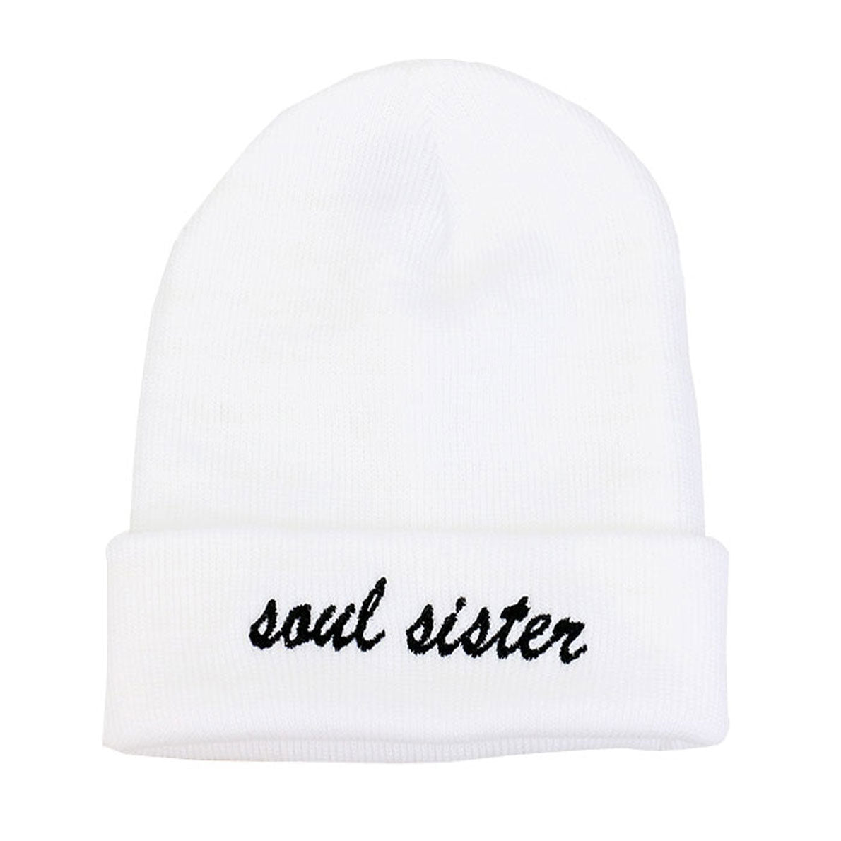 White Soul Sister Soft Solid Color Beanie Hat, Before running out the door into the cool air, you’ll want to reach for these toasty beanie to keep your hands warm. Accessorize the fun way with these beanie, it's the autumnal touch you need to finish your outfit in style. Awesome winter gift accessory!