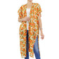 White Sunflower Printed Cover Up Kimono Poncho. Lightweight and soft brushed exterior fabric that make you feel more comfortable. Great for dating, hanging out, daily wear, vacation, travel, shopping, holiday attire, office, work, outwear, fall, spring or early winter. Perfect Gift for Wife, Mom, Birthday, Holiday, Anniversary, Fun Night Out.