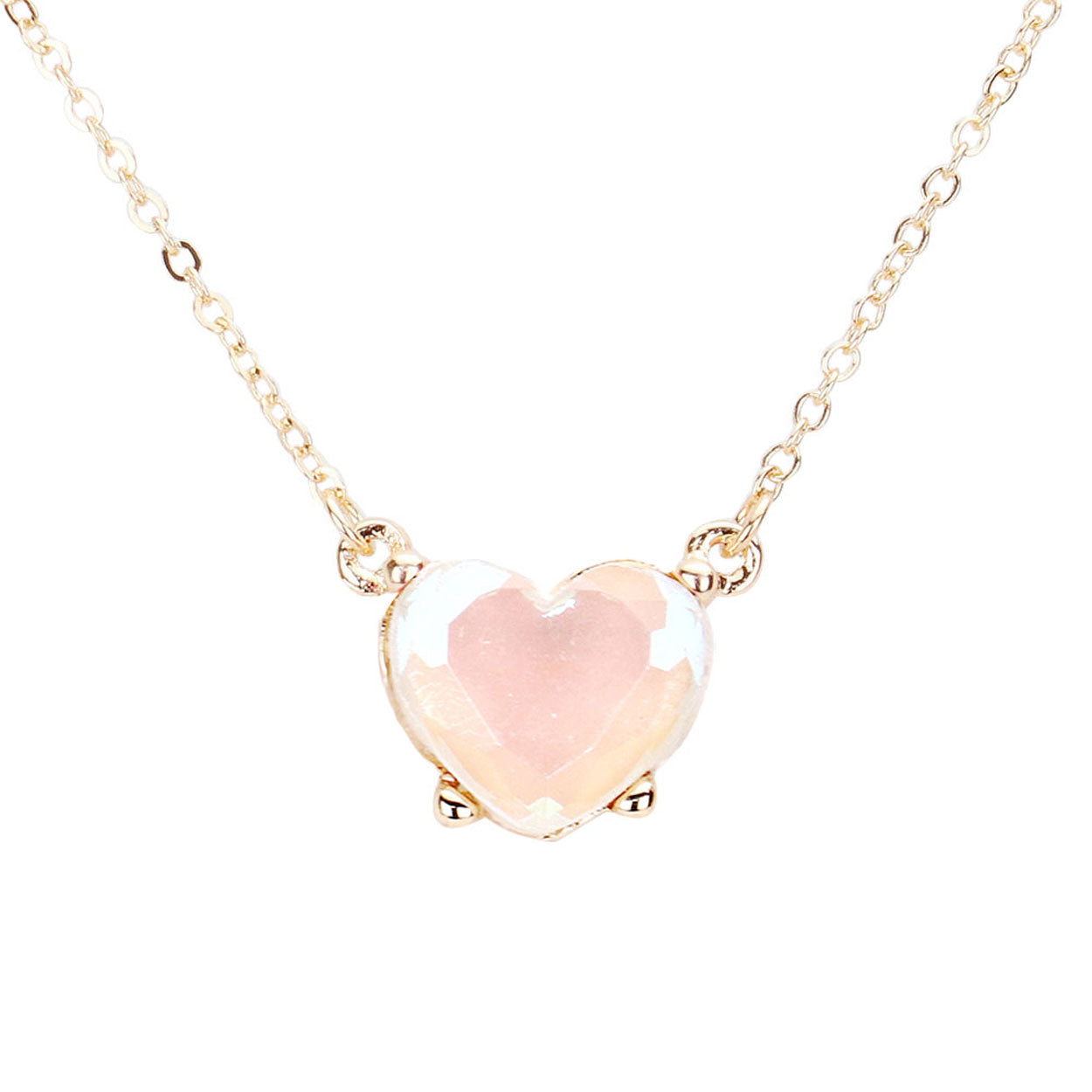 White Trendy Stylish Heart Stone Pendant Necklace, Get ready with these Heart Stone Pendant Necklace, put on a pop of color to complete your ensemble. Perfect for adding just the right amount of shimmer & shine and a touch of class to special events. Perfect Birthday Gift, Anniversary Gift, Mother's Day Gift, Graduation Gift.