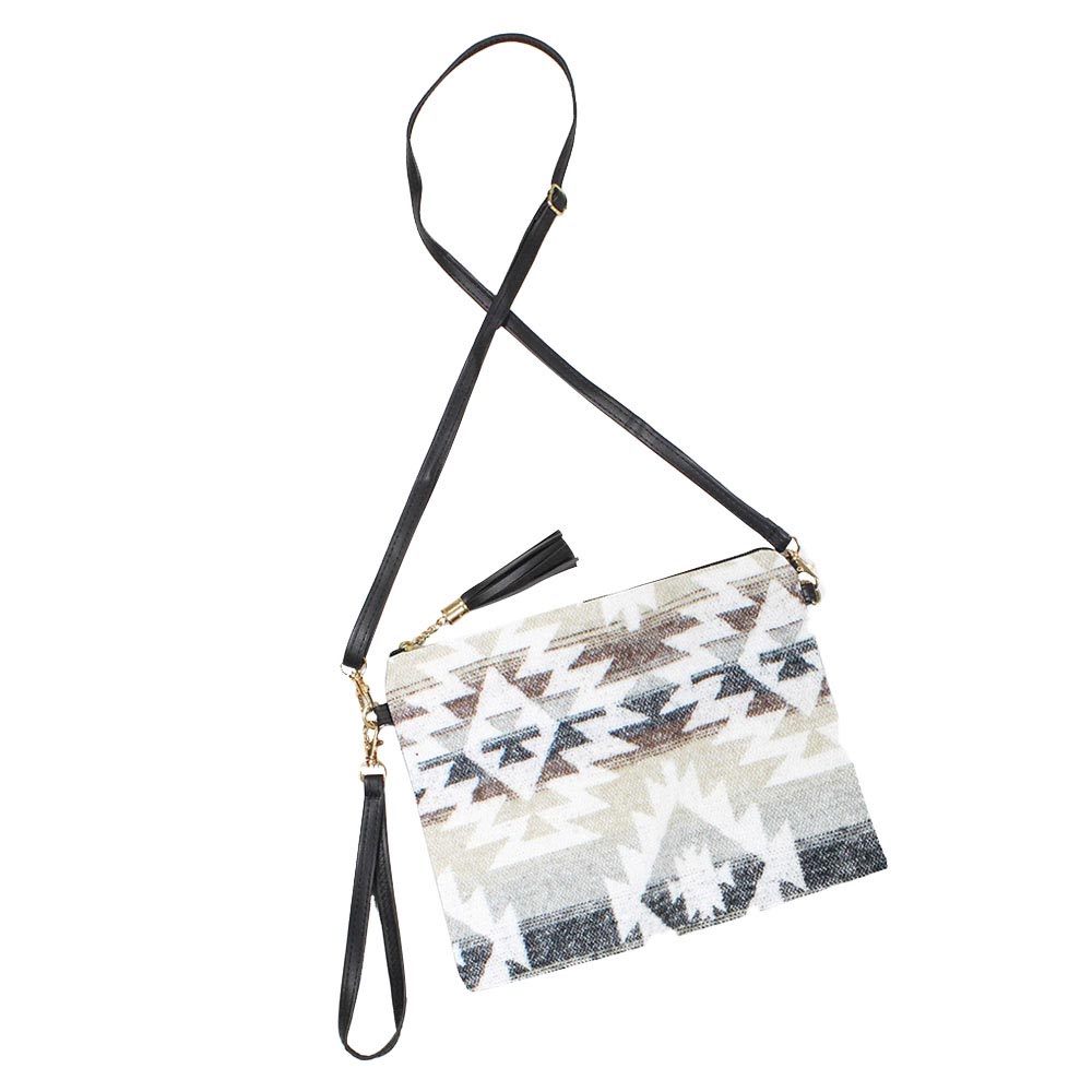 White Western Print Crossbody Clutch Bag, looks like the ultimate fashionista carrying this trendy western print bag! Comes with attachable and detachable straps, easy to carry especially when you need hands-free and lightweight to run errands or a night out in the town. A nice Gift for Birthday, Holiday, Christmas, New Years, etc. Stay comfortable and trendy!