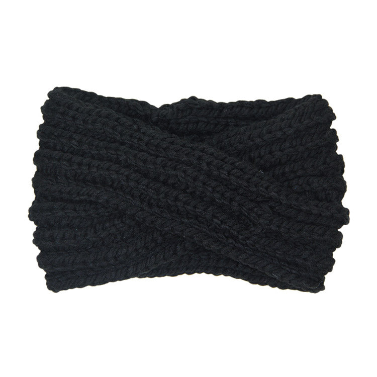 Soft Comfy Wide Solid Black Twisted Soft Black Knit Earmuff Headband Black Twisted Knit Ear Warmer Headwrap, will shield your ears from cold winter ensuring all day comfort, knotted headband creates a cozy, trendy look. Earmuffs are soft & toasty you’ll want to wear them everywhere. Perfect Gift Birthday, Christmas, Holiday, Night Out