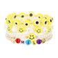  Yellow 4PCS Freshwater Pearl Evil Eye Beaded Stretch Bracelets, Get ready with these Bracelet, put on a pop of color to complete your ensemble. Perfect for adding just the right amount of shimmer & shine and a touch of class to special events. Perfect Birthday Gift, Valentine's Gift, Anniversary Gift, Mother's Day Gift, Graduation Gift.