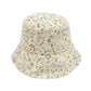 Yellow Flower Patterned Bucket Hat, Before running out the door under the sun, you’ll want to reach for this flower-patterned bucket hat for comfort & beauty. Perfect for that bad hair day, or simply casual everyday wear. It's the perfect outfit in style while on a beach, on a tour, outing, or party.