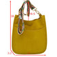 Yellow Suede Leather Messenger Crossbody Shoulder Bag With Guitar, This crossbody bag is versatile, functional, and beautiful featuring interchangeable fun leopard straps. Sturdy and durable material. This stunning bag features a spacious interior for all your must-have essentials items on the go. You can use it as a everyday bag, school bag, Notebook bag, messenger bag or can be taken anywhere.