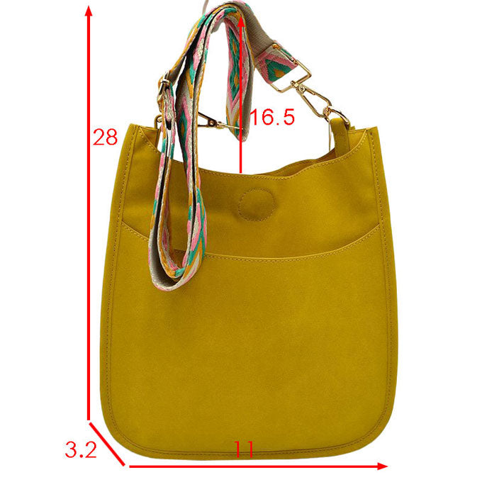 Yellow Suede Leather Messenger Crossbody Shoulder Bag With Guitar, This crossbody bag is versatile, functional, and beautiful featuring interchangeable fun leopard straps. Sturdy and durable material. This stunning bag features a spacious interior for all your must-have essentials items on the go. You can use it as a everyday bag, school bag, Notebook bag, messenger bag or can be taken anywhere.
