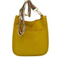 Yellow Suede Leather Messenger Crossbody Shoulder Bag With Guitar, This crossbody bag is versatile, functional, and beautiful featuring interchangeable fun leopard straps. Sturdy and durable material. This stunning bag features a spacious interior for all your must-have essentials items on the go. You can use it as a everyday bag, school bag, Notebook bag, messenger bag or can be taken anywhere.
