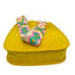 Yellow Suede Leather Messenger Crossbody Shoulder Bag With Guitar, This crossbody bag is versatile, functional, and beautiful featuring interchangeable fun leopard straps. Sturdy and durable material. This stunning bag features a spacious interior for all your must-have essentials items on the go. You can use it as a everyday bag, school bag, Notebook bag, messenger bag or can be taken anywhere.