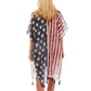 Red, White & Blue American Flag Printed Tassel Vest Poncho Cardigan Kimono, Beach/Poolside chic is made easy with this lightweight cover-up, a relaxed silhouette, looks perfectly breezy & laid-back as you head to the enjoy the sun. An accessory easy to pair with so many tops, elevating any casual outfit! Perfect Gift! 