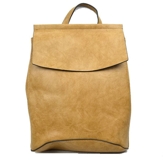 Taupe Vegan Backpack Best Seller - Modern Chic Vegan Long-lasting Faux Leather Backpack Convertible Bag, largely spaced, daily necessities can be put into this fashionable bag, take it to  school, work or a day trip, simple sophistication, dress to impress. Perfect Birthday Gift, Anniversary Gift, Thank you Gift, Vegan Convertible Backpack