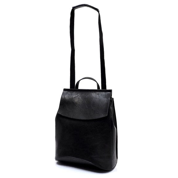 Vegan Backpack Best Seller - Modern Chic Vegan Long-lasting Faux Leather Backpack Convertible Bag, largely spaced, daily necessities can be put into this fashionable bag, take it to  school, work or a day trip, simple sophistication, dress to impress. Perfect Birthday Gift, Anniversary Gift, Thank you Gift, Vegan Convertible Backpack